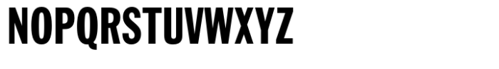Franklin Gothic Std Extra Condensed Font UPPERCASE