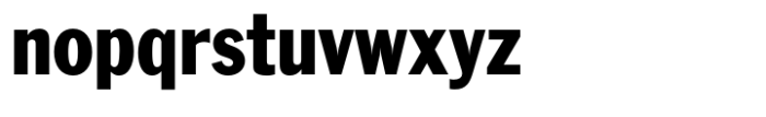 Franklin Gothic Std Regular Condensed Font LOWERCASE