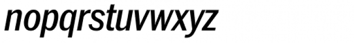 Franklin Pro Narrow Medium Italic Font LOWERCASE