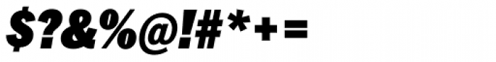 Franklin Pro Narrow Ultra Italic Font OTHER CHARS