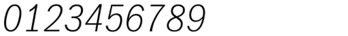 Franklin Std Narrow Thin Italic Font OTHER CHARS