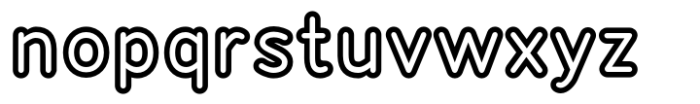 Franksy Double Medium Font LOWERCASE