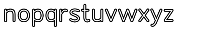 Franksy Double Regular Font LOWERCASE