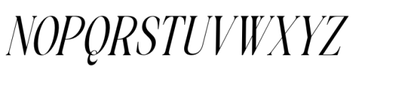 Franlest Italic Font UPPERCASE