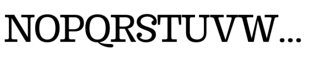 Franqueline Slab Light Font UPPERCASE