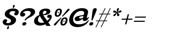 Franqueline Slab Semibold Slant Font OTHER CHARS