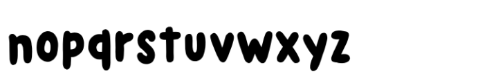Fransk Nougat Regular Font LOWERCASE