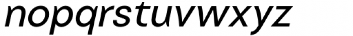 Franzi Medium Italic Font LOWERCASE