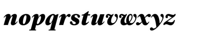 Frasa Black Italic Font LOWERCASE