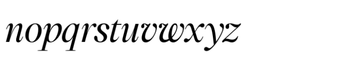 Frasa Display Italic Font LOWERCASE
