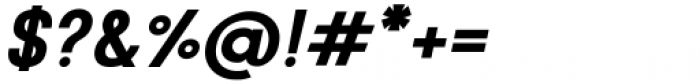 Fraser Black Italic Font OTHER CHARS