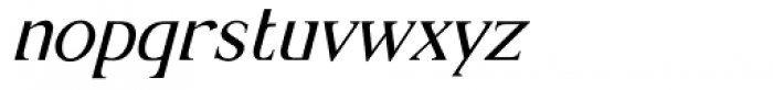 Fraudster Medium Italic Font LOWERCASE