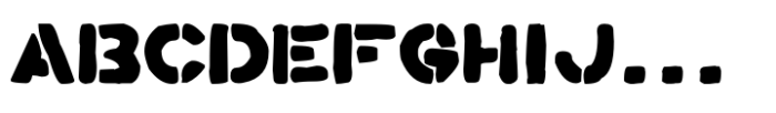 Fraught Regular Font UPPERCASE