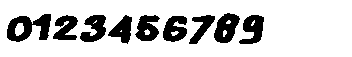 Frayed Marker Bastard Fatty Font Bold Italic Font OTHER CHARS