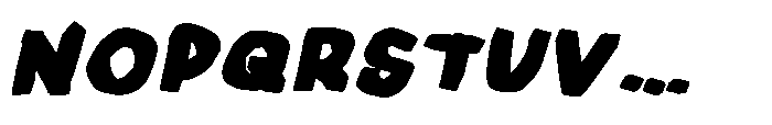 Frayed Marker Bastard Fatty Font Bold Italic Font UPPERCASE