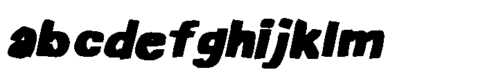Frayed Marker Bastard Fatty Font Bold Italic FONT