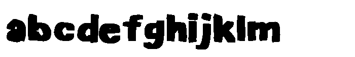 Frayed Marker Bastard Fatty Font Bold FONT