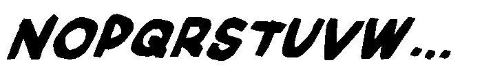 Frayed Marker Bastard Fatty Font Italic Font UPPERCASE