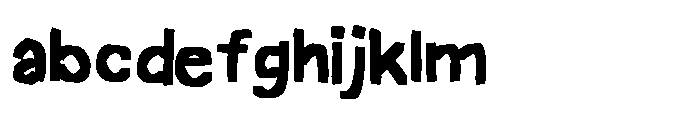 Frayed Marker Bastard Fatty Font Regular FONT