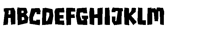 Freak Beast Font UPPERCASE