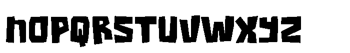 Freak Beast Font LOWERCASE