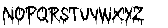 Freakdrip Bite Font UPPERCASE