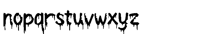 Freakdrip Bite Font LOWERCASE