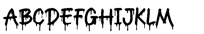 Freakdrip Regular Font UPPERCASE