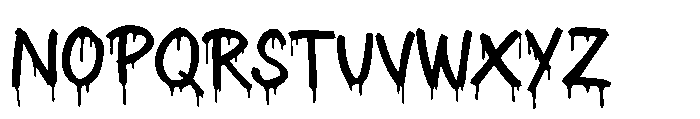 Freakdrip Regular Font UPPERCASE