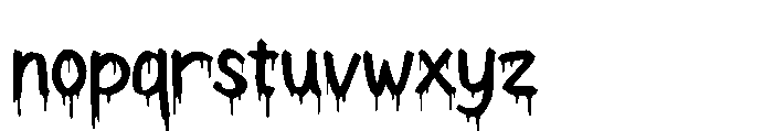 Freakdrip Regular Font LOWERCASE
