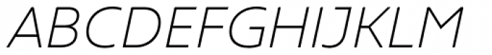 Frederik Thin Italic Font UPPERCASE