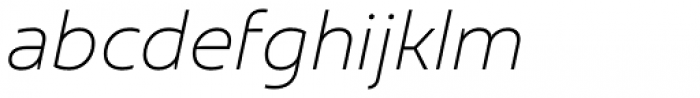 Frederik Thin Italic Font LOWERCASE