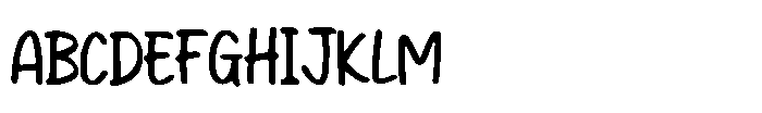 Free Flow Handwriting Font UPPERCASE
