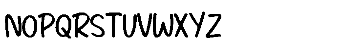 Free Flow Handwriting Font UPPERCASE