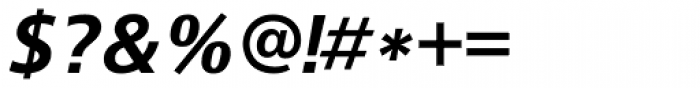 FreeSet DemiBold Oblique Font OTHER CHARS