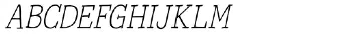 Freekenfont Condense Oblique Font UPPERCASE