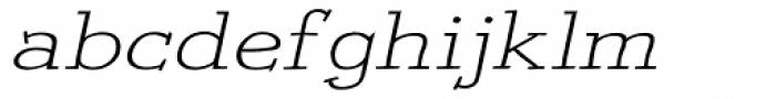 Freekenfont Exanded Oblique Font LOWERCASE