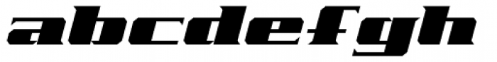 Freeline Serif Cruiser Font LOWERCASE