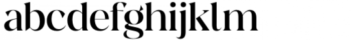 Fregan Serif Regular Font LOWERCASE
