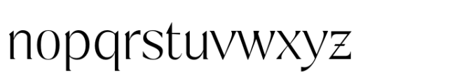 Fregio Light Font LOWERCASE