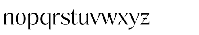 Fregio Regular Font LOWERCASE