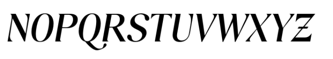 Fregio Semi Bold Italic Font UPPERCASE