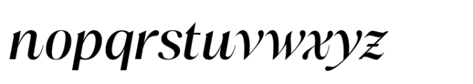 Fregio Semi Bold Italic Font LOWERCASE