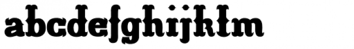 Freibeuter NR High big serif Font LOWERCASE