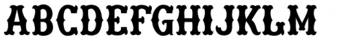 Freibeuter NR High smooth light Font UPPERCASE
