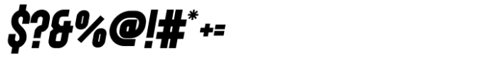 Freiburg Block Italic Font OTHER CHARS