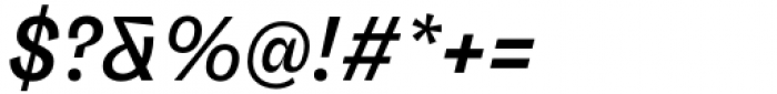 Freigeist Medium Italic Font OTHER CHARS