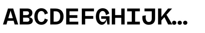 Freigeist Mono Bold Font UPPERCASE