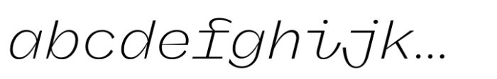 Freigeist Mono Light Italic FONT
