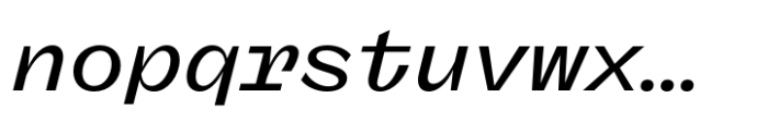 Freigeist Mono Medium Italic Font LOWERCASE